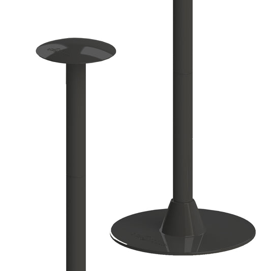 Interlock adjustable boat cover support pole