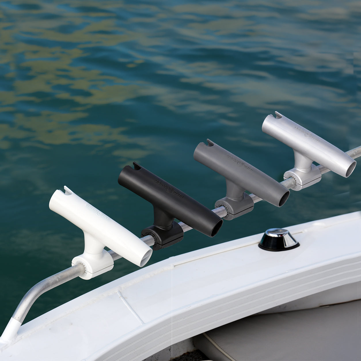 Aluminium Clamp-On 360° Rod Holder