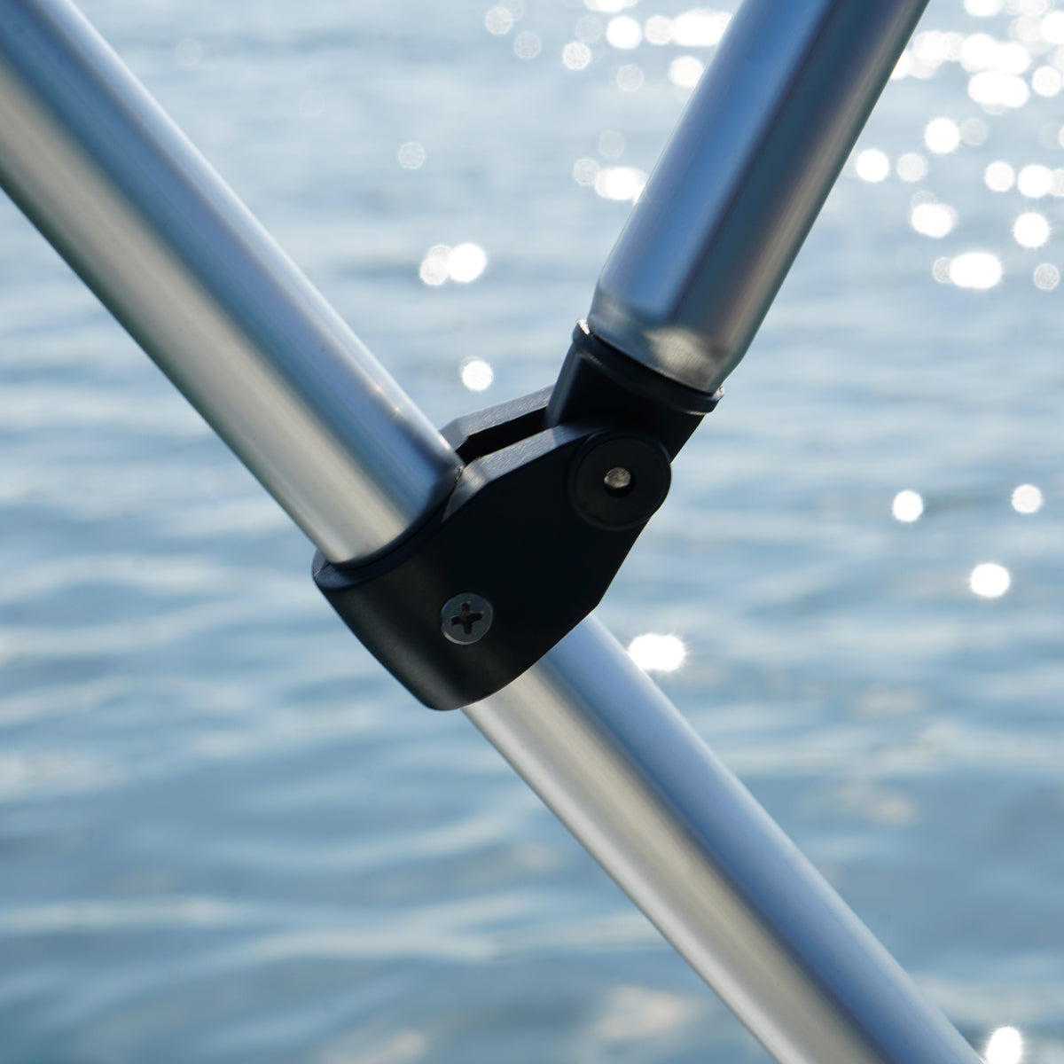 3 Bow Classic Bimini Top - Aluminium