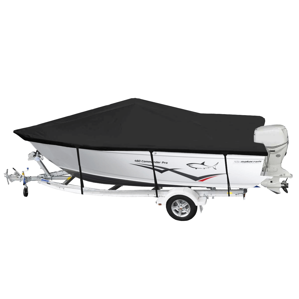 Custom Boat Covers for Mako Craft 460 COMMANDER PRO SIDE CONSOLE BOAT
