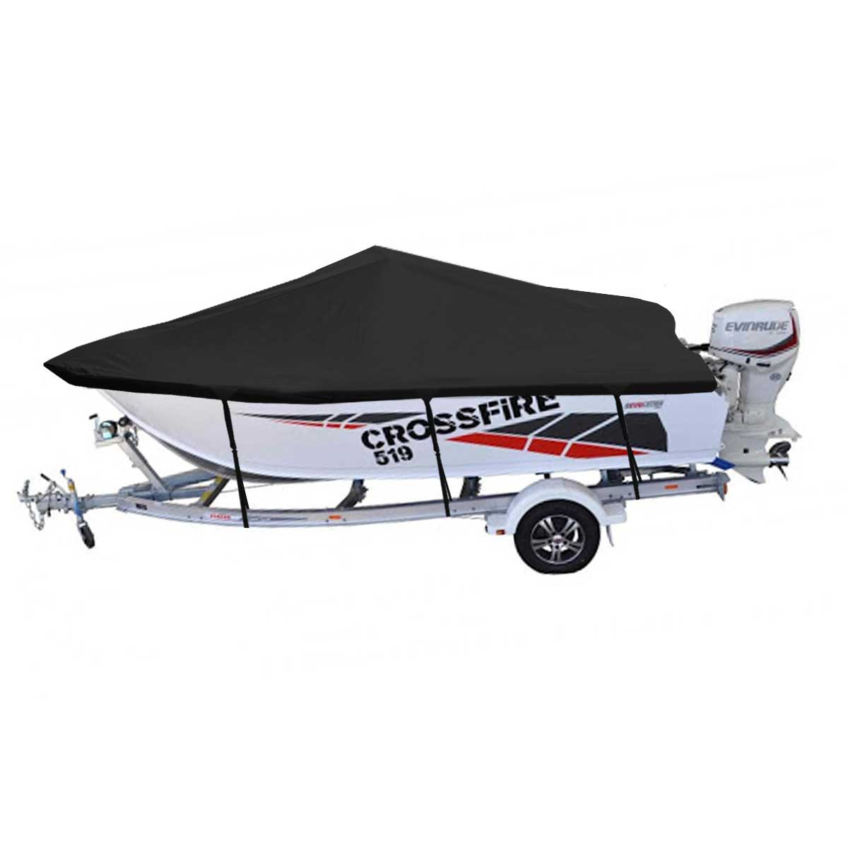Custom Boat Covers for Stacer 519 CROSSFIRE SIDE CONSOLE BOAT