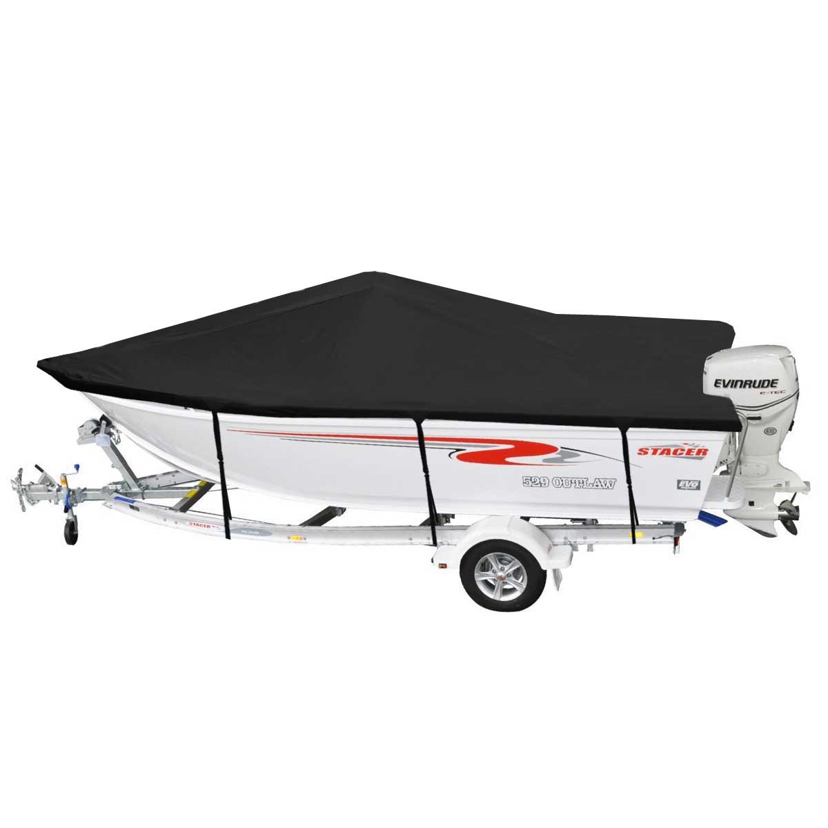 Custom Boat Covers for Stacer 529 OUTLAW SIDE CONSOLE BOAT