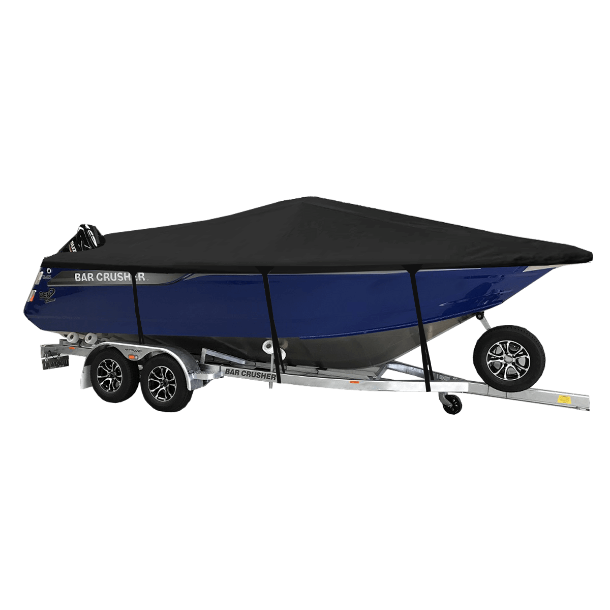 Custom Boat Covers for Bar Crusher 615 SIDE CONSOLE BOAT