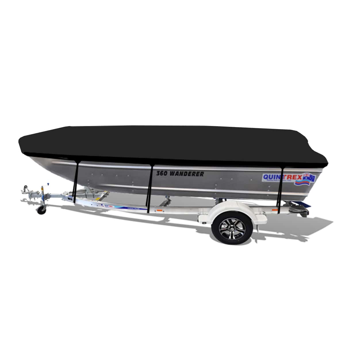 Custom Boat Covers for Quintrex 360 WANDERER OPEN BOAT