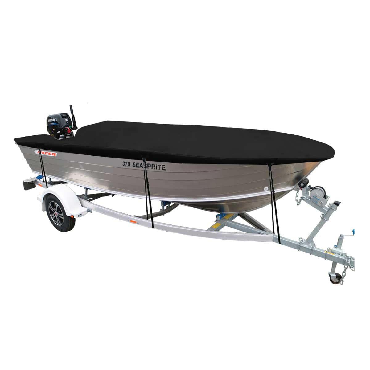 Custom Boat Covers for Stacer 379 SEASPRITE OPEN BOAT