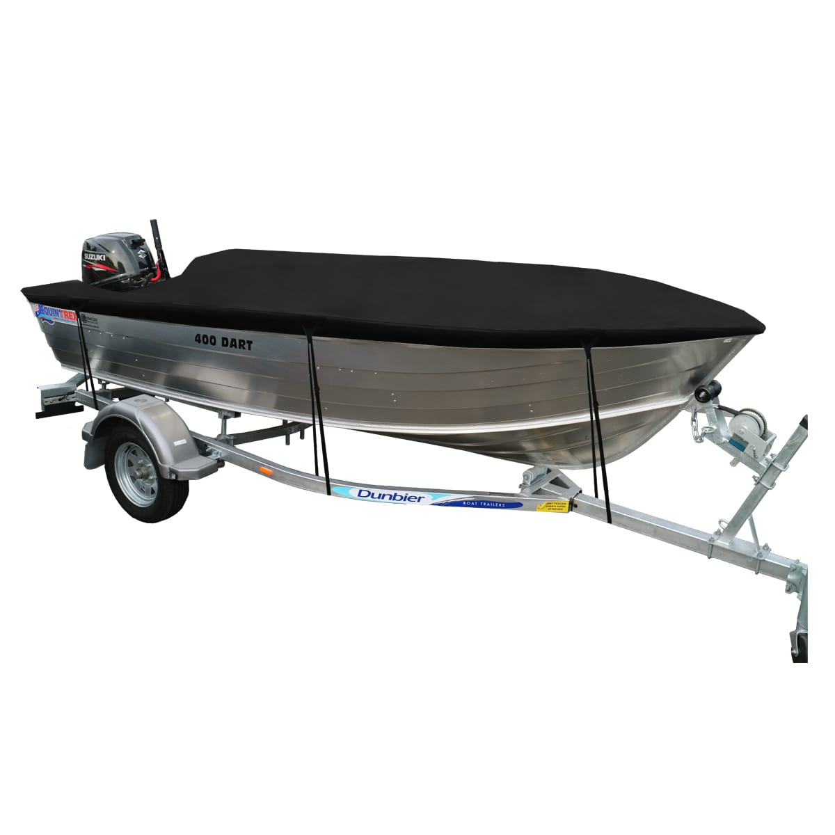 Custom Boat Covers for Quintrex 400 DART OPEN BOAT