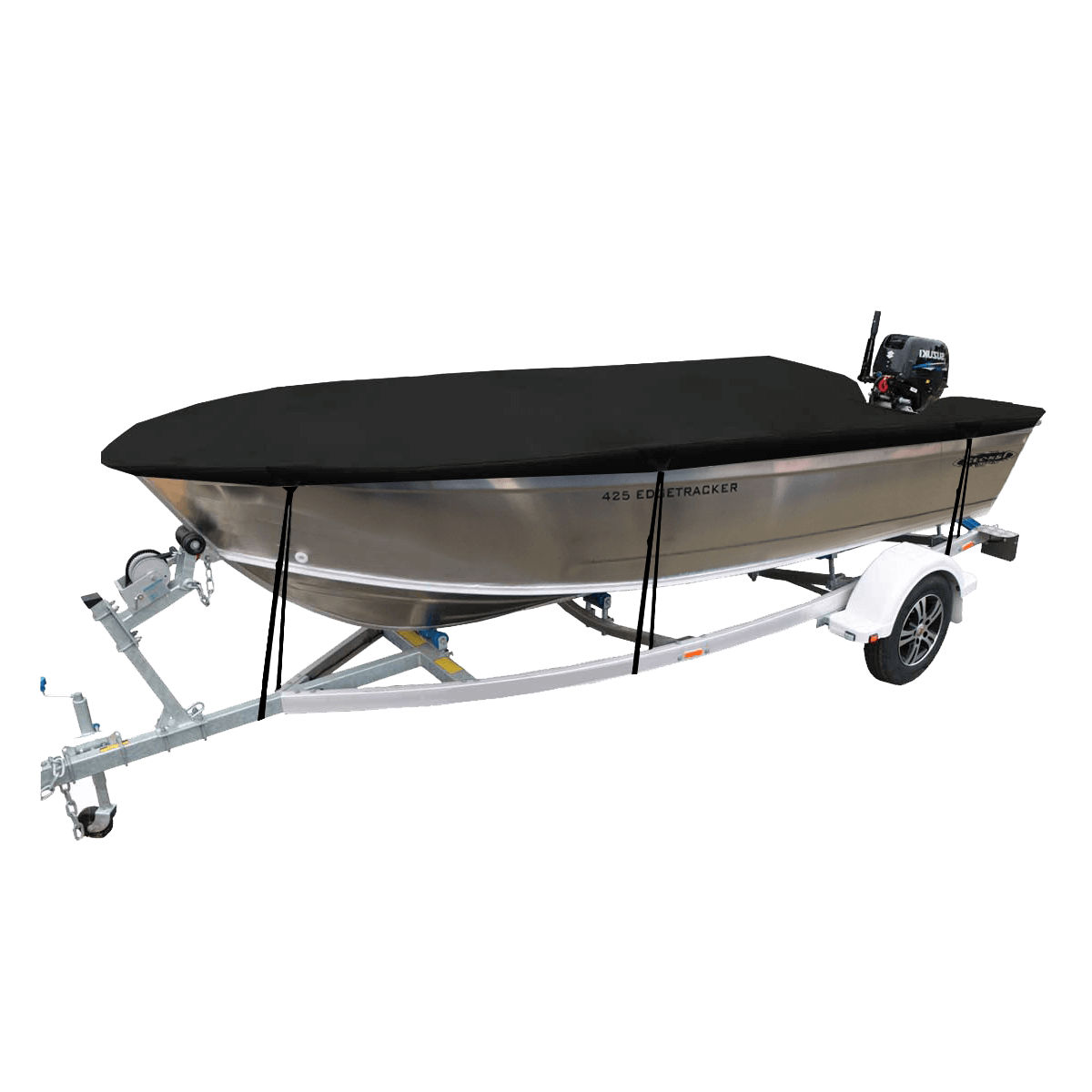 Custom Boat Covers for Stessl 425 EDGETRACKER OPEN BOAT