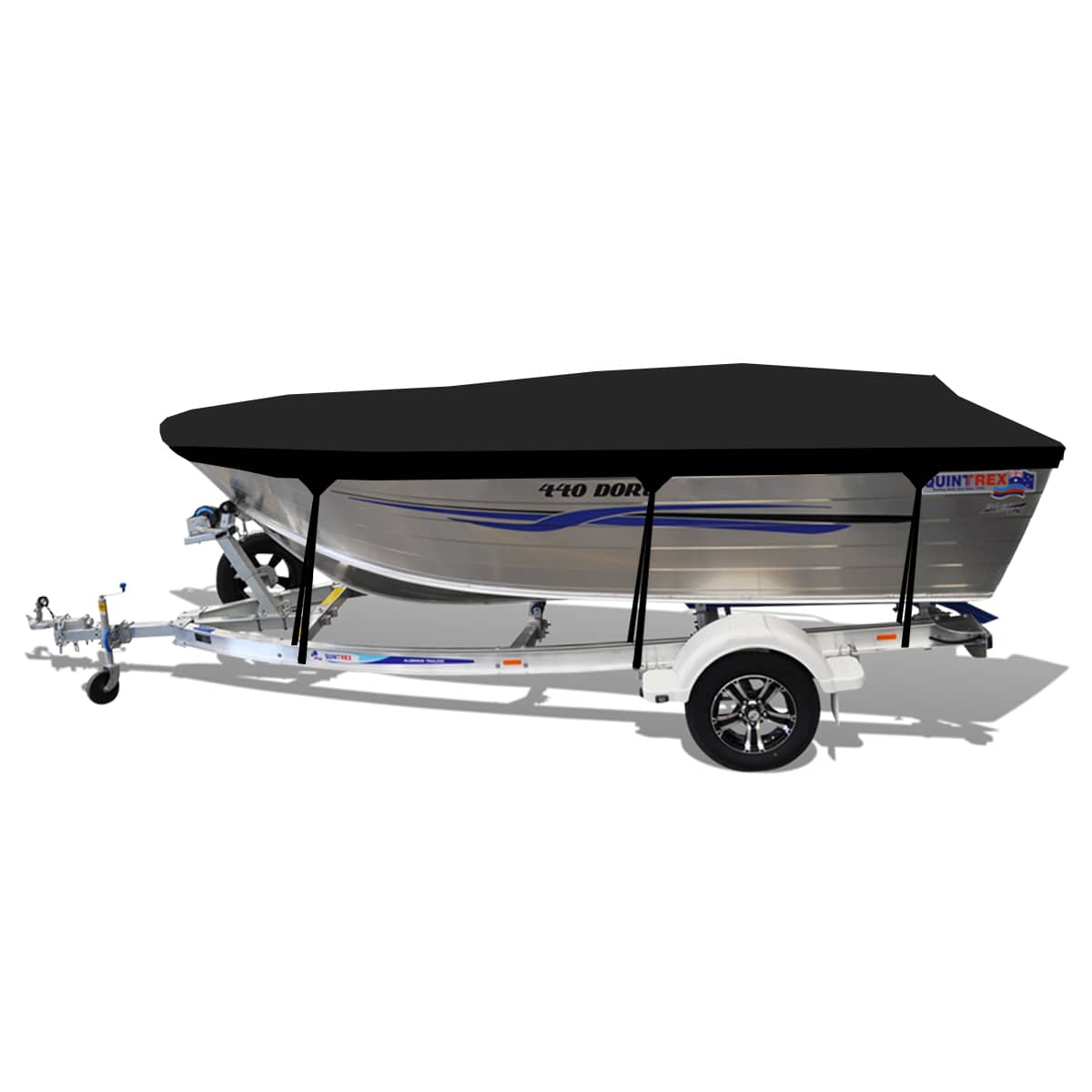 Custom Boat Covers for Quintrex 440 DORY OPEN BOAT