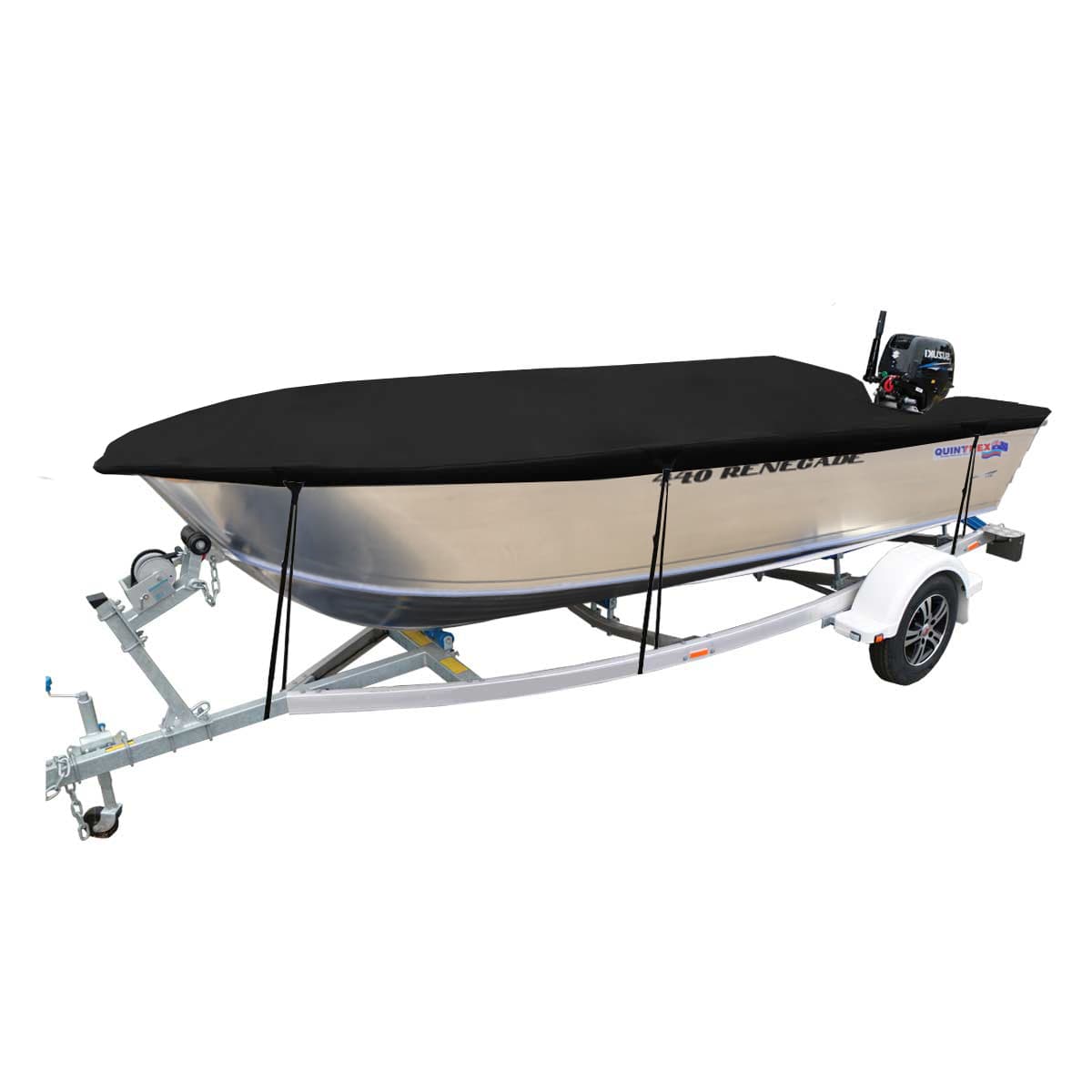 Custom Boat Covers for Quintrex 440 RENEGADE TS OPEN BOAT