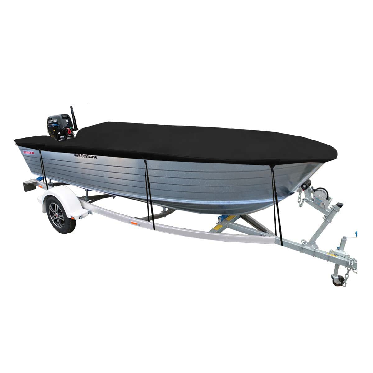 Custom Boat Covers for Stacer 469 SEAHORSE OPEN BOAT