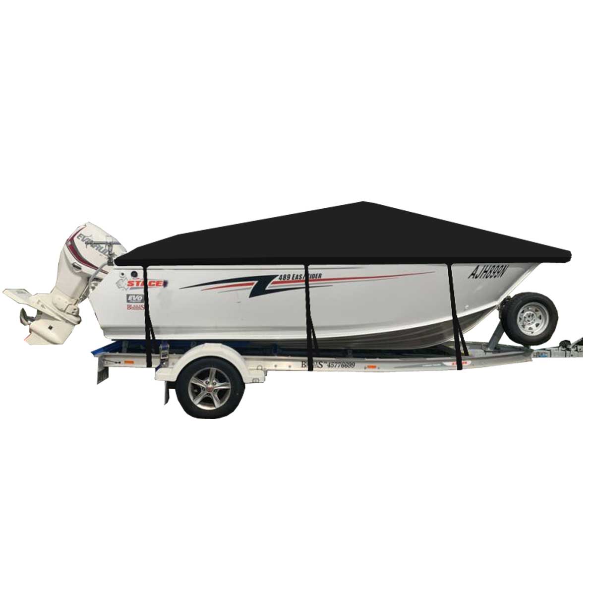 Custom Boat Covers for Stacer 489 EASY RIDER BOWRIDER BOAT