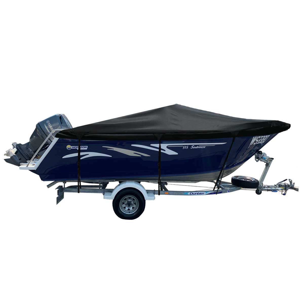 Custom Boat Covers for Horizon 515 SEABREEZE BOWRIDER BOAT