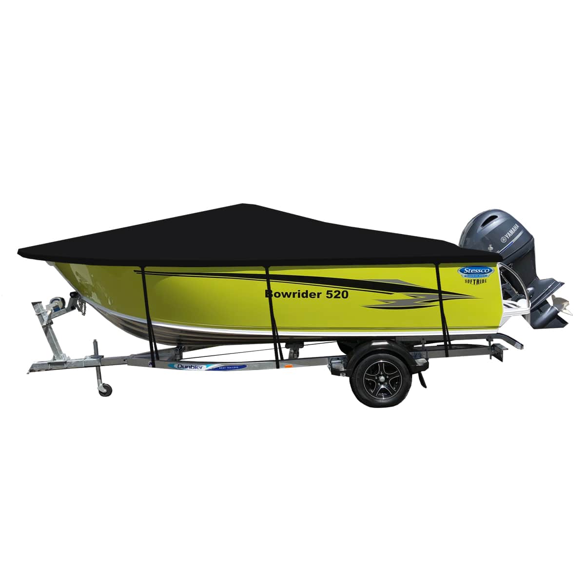 Custom Boat Covers for Stessco 520 BOWRIDER BOAT