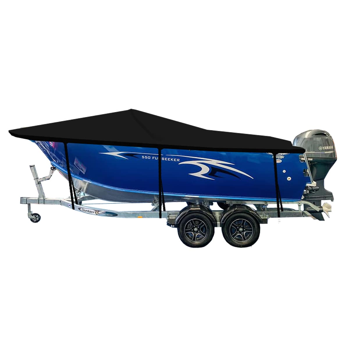 Custom Boat Covers for Stessl 550 FUNSEEKER BOWRIDER BOAT