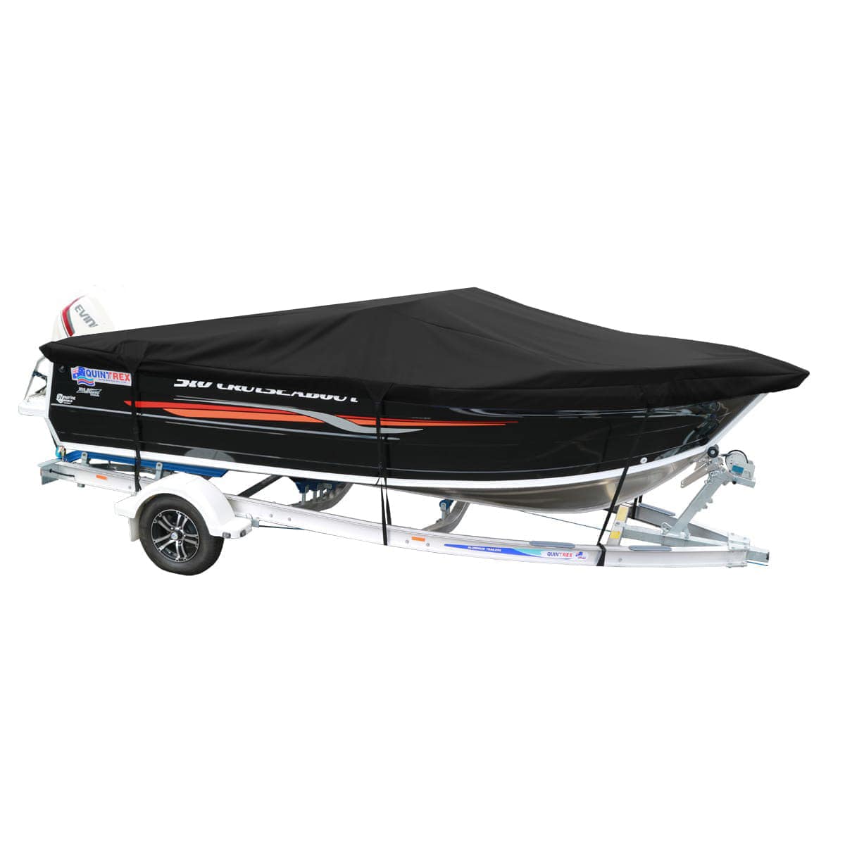 Custom Boat Covers for Quintrex 610 CRUISEABOUT BOWRIDER BOAT