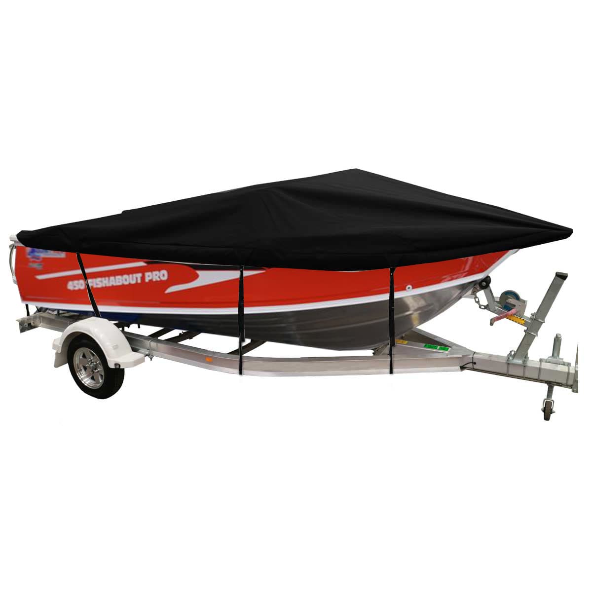 Custom Boat Covers for Quintrex 470 FISHABOUT PRO RUNABOUT BOAT
