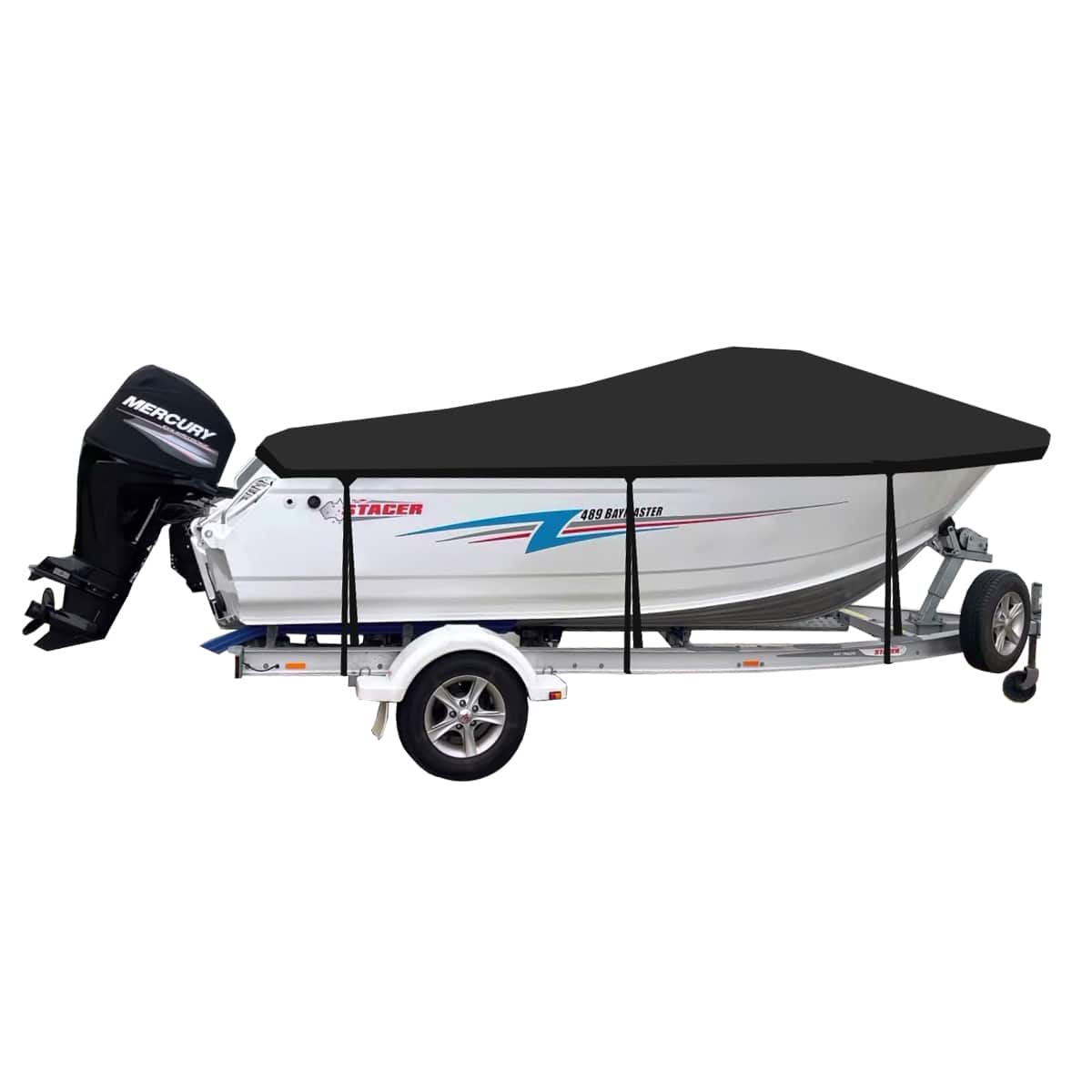 Custom Boat Covers for Stacer 489 BAYMASTER RUNABOUT BOAT