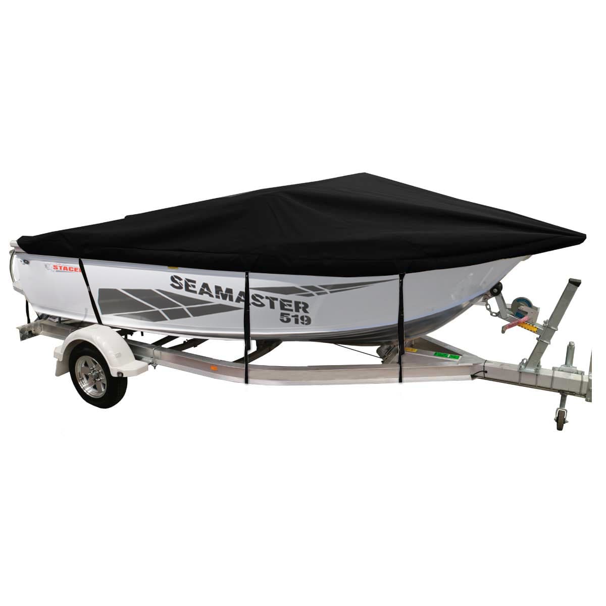 Custom Boat Covers for Stacer 519 SEAMASTER RUNABOUT BOAT