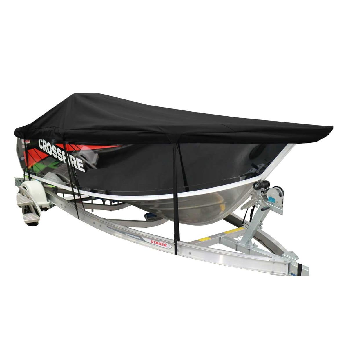 Custom Boat Covers for Stacer 579 CROSSFIRE SIDE CONSOLE BOAT