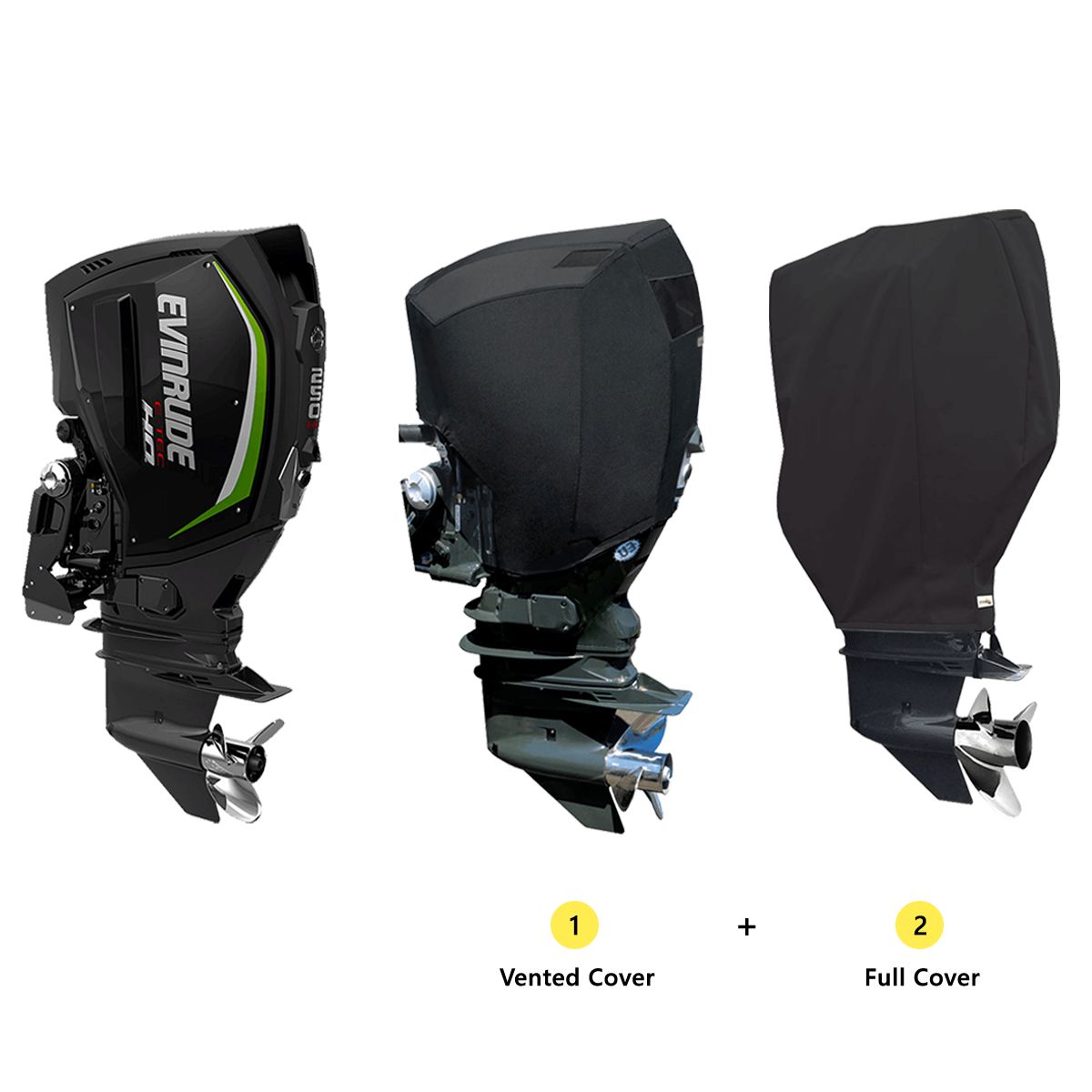 Cover Set (Vented and Full) for Evinrude