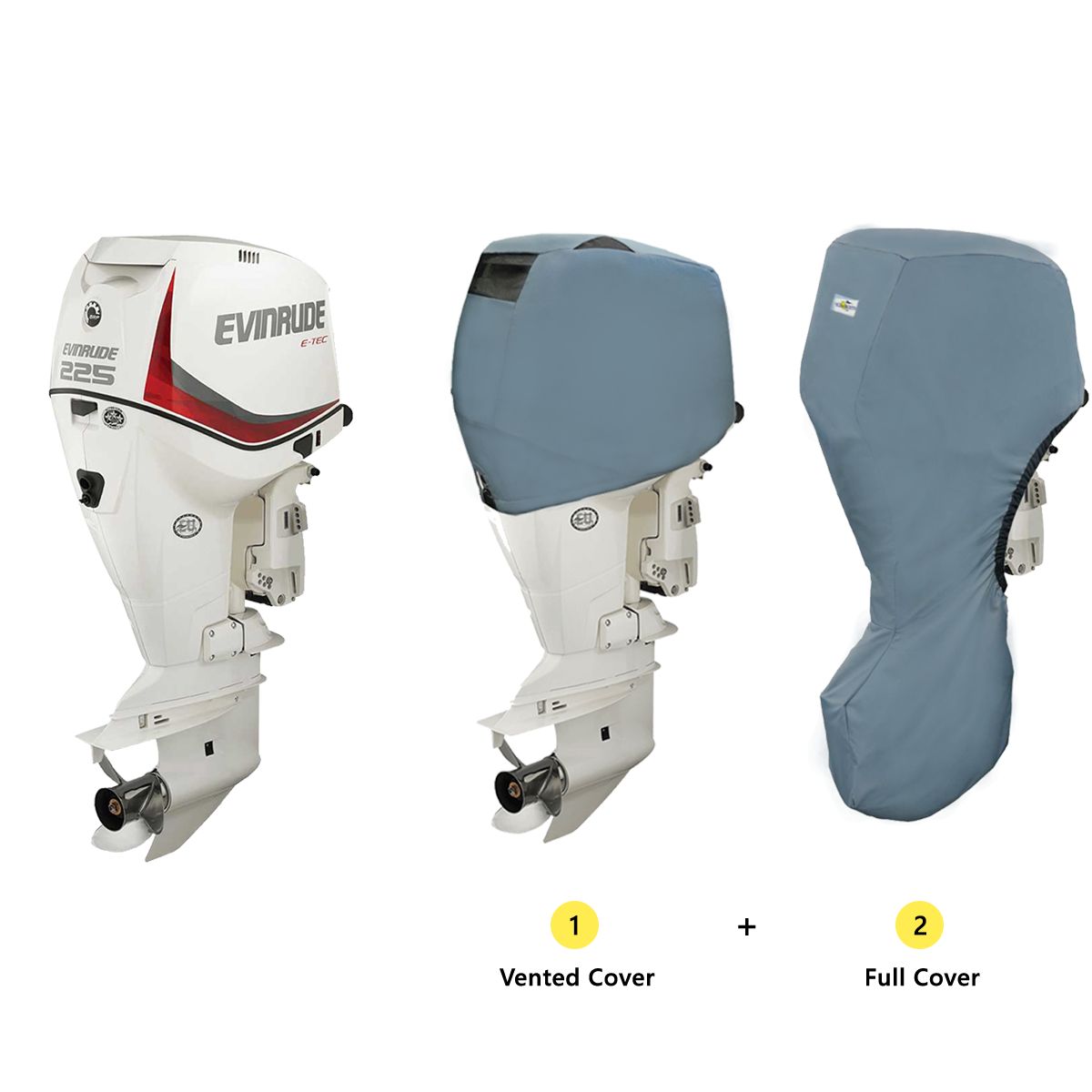Cover Set (Vented and Full) for Evinrude