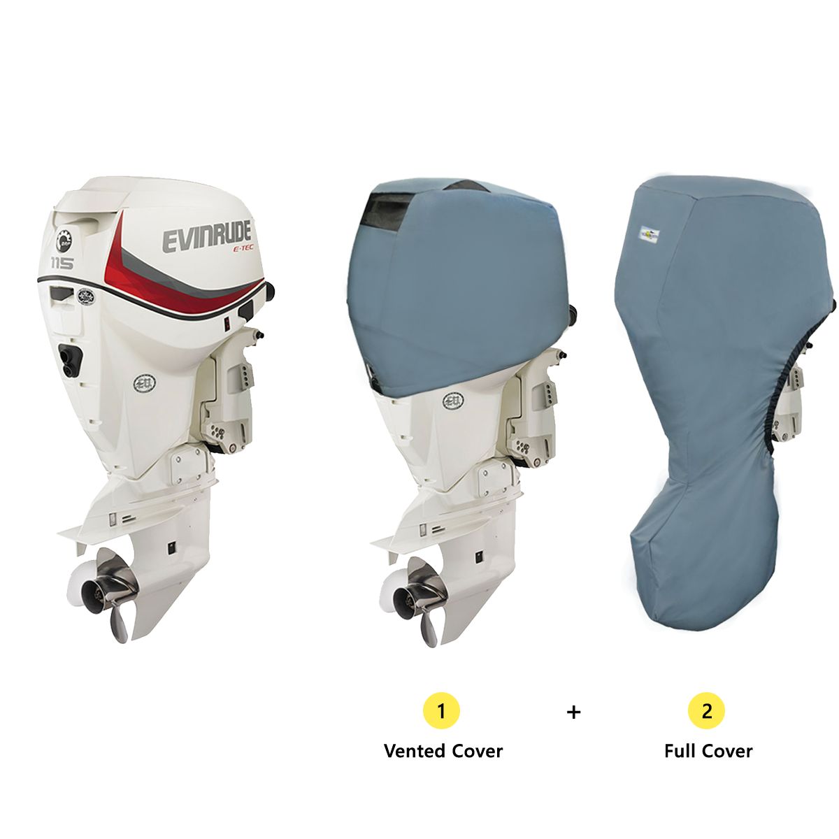 Cover Set (Vented and Full) for Evinrude