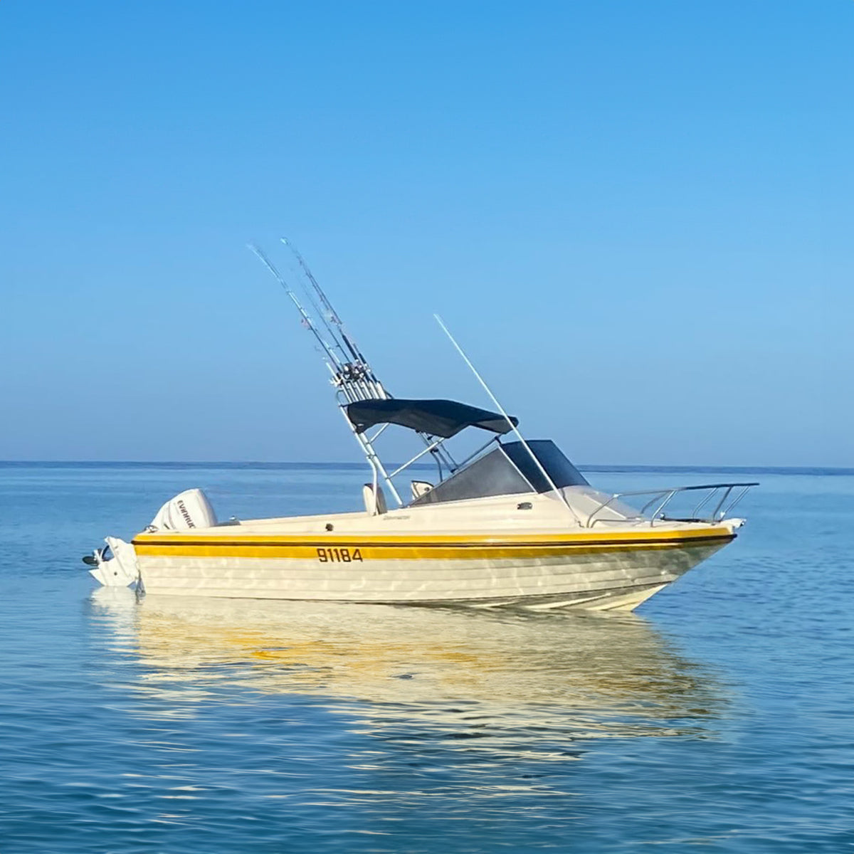 3 Bow Whitewater Bimini Top - Aluminium