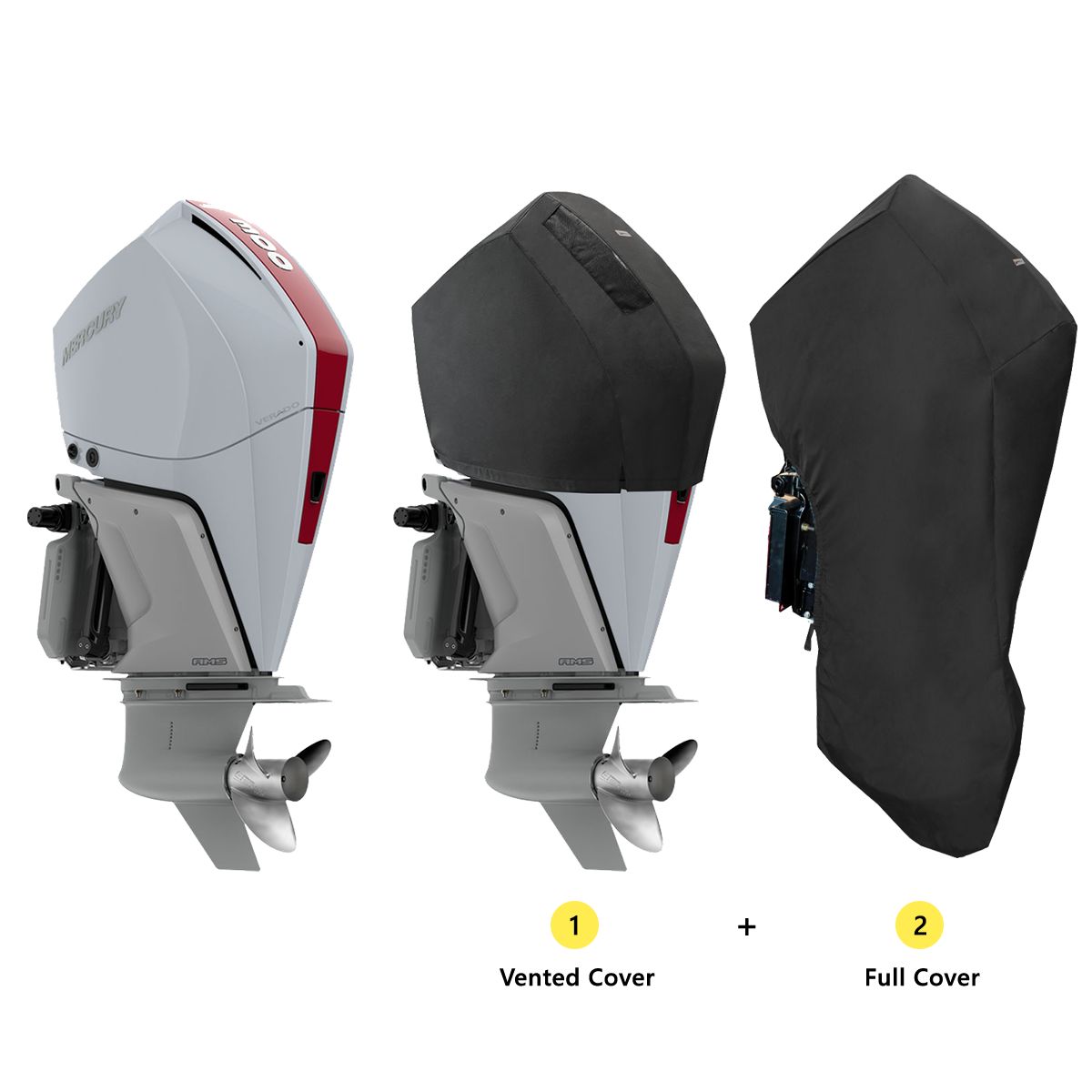 Cover Set (Vented and Full) for Mercury