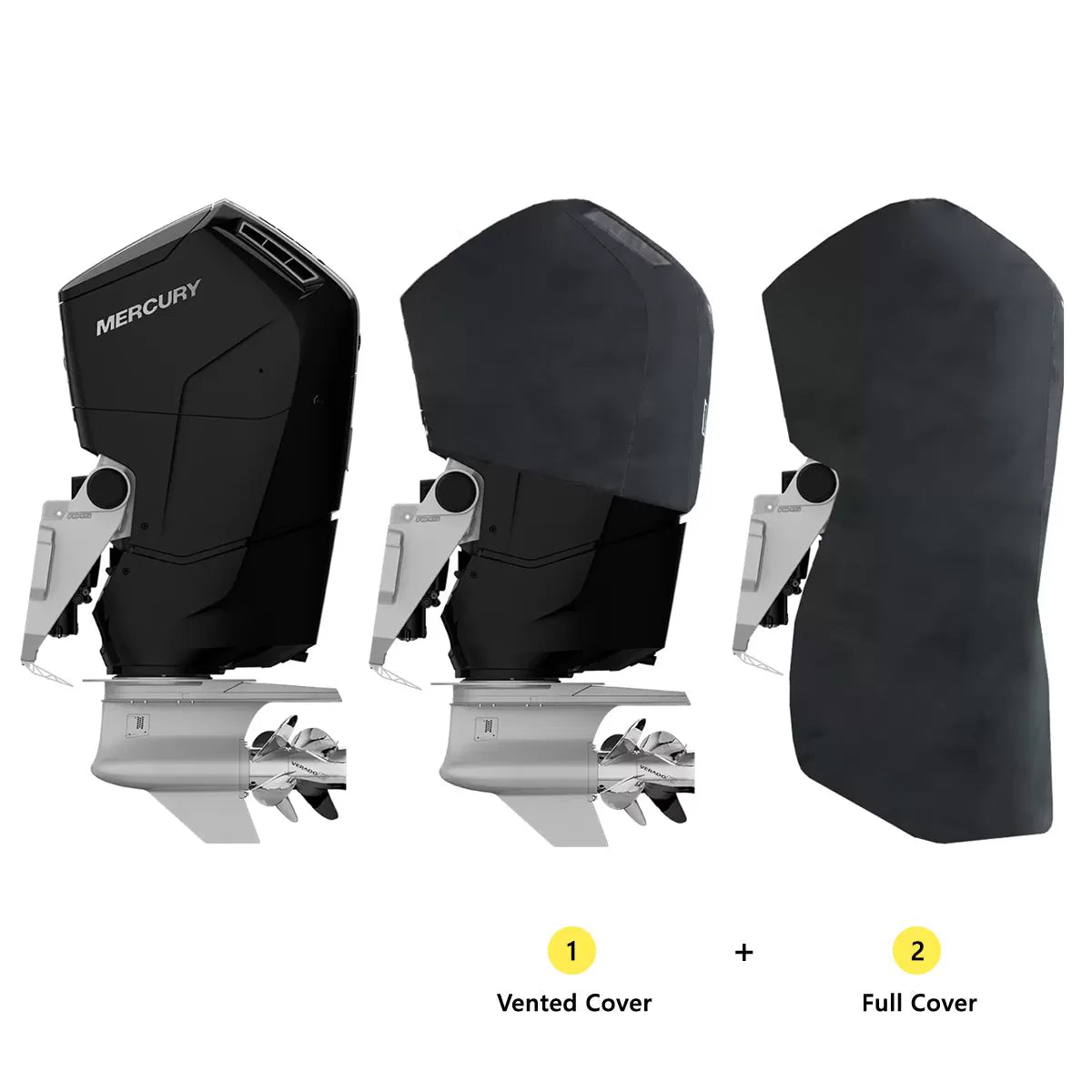 Cover Set (Vented and Full) for Mercury