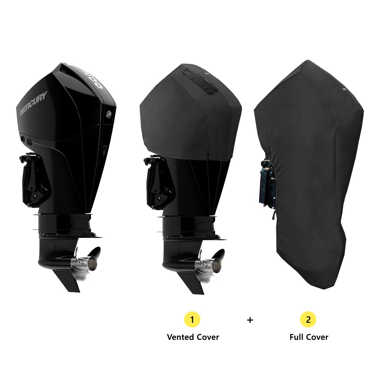 Cover Set (Vented and Full) for Mercury