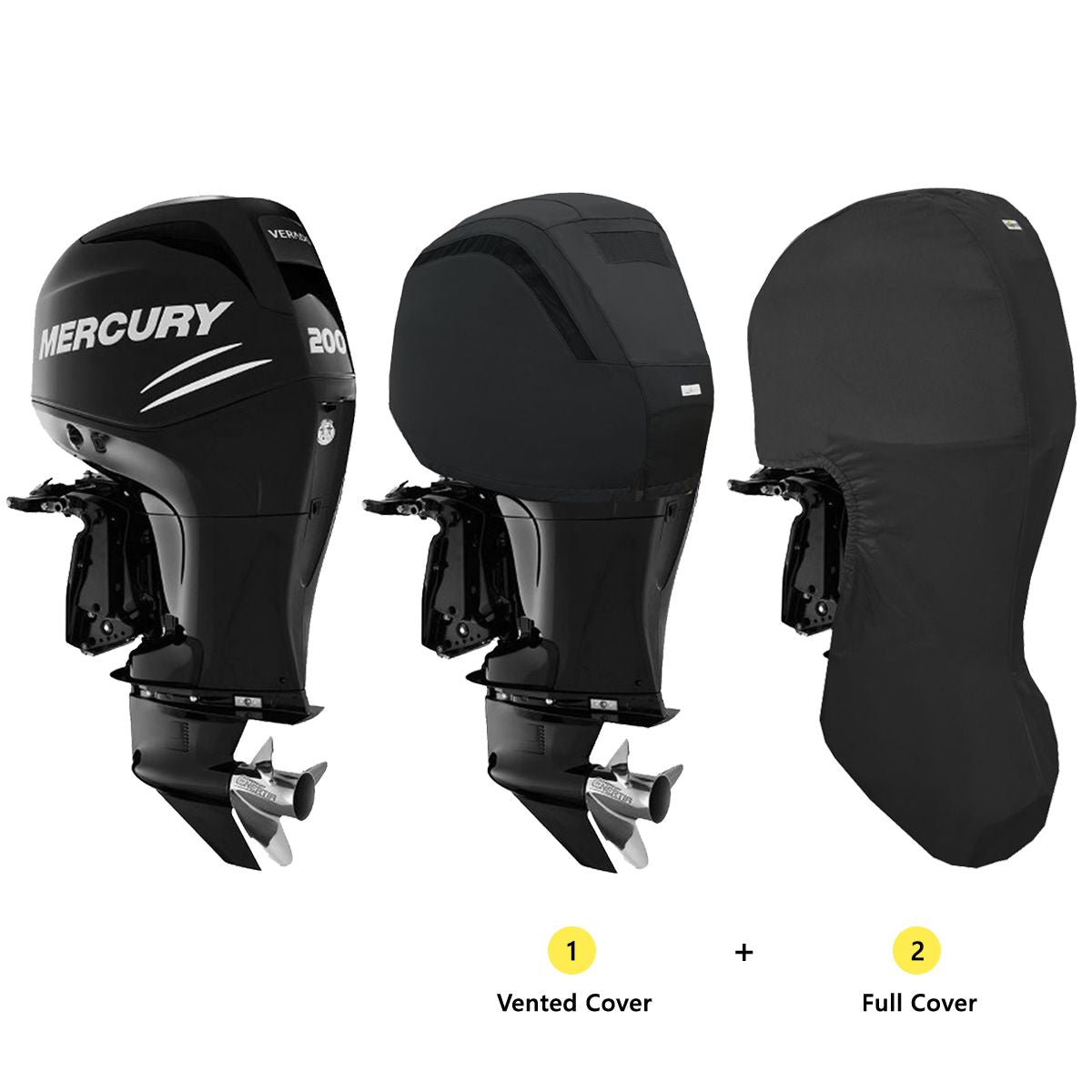 Cover Set (Vented and Full) for Mercury