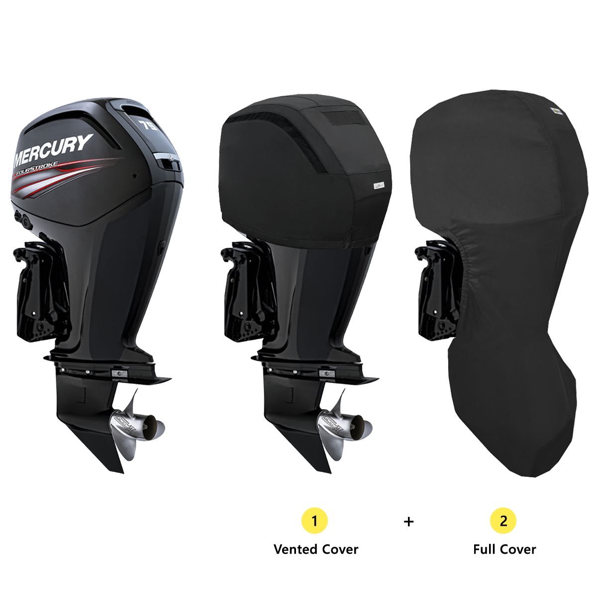 Cover Set (Vented and Full) for Mercury