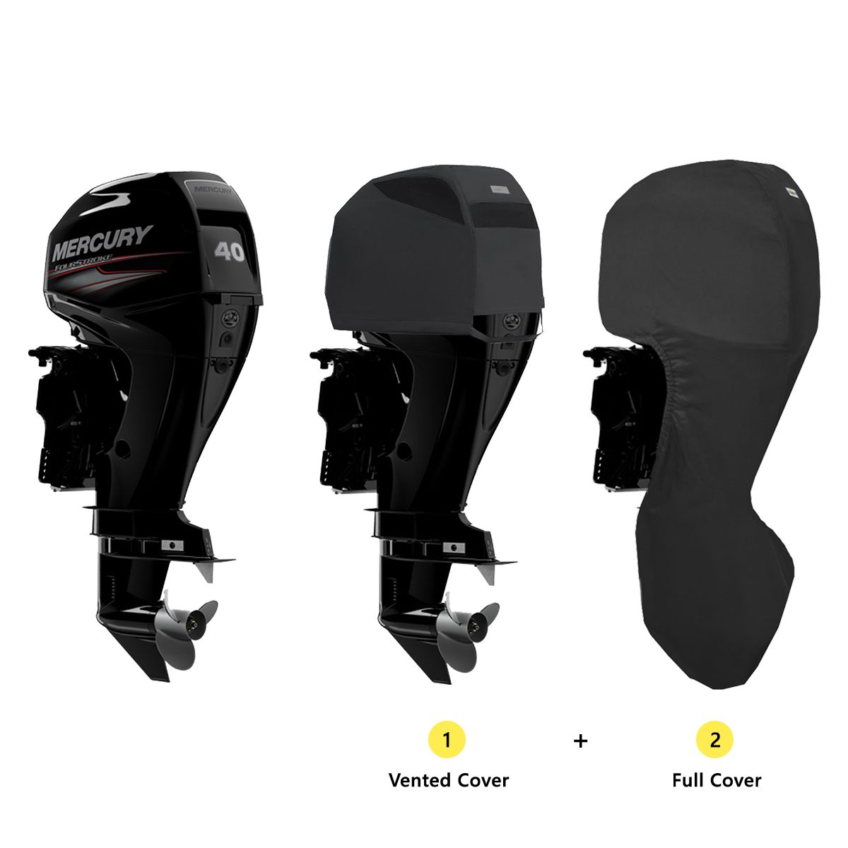 Cover Set (Vented and Full) for Mercury