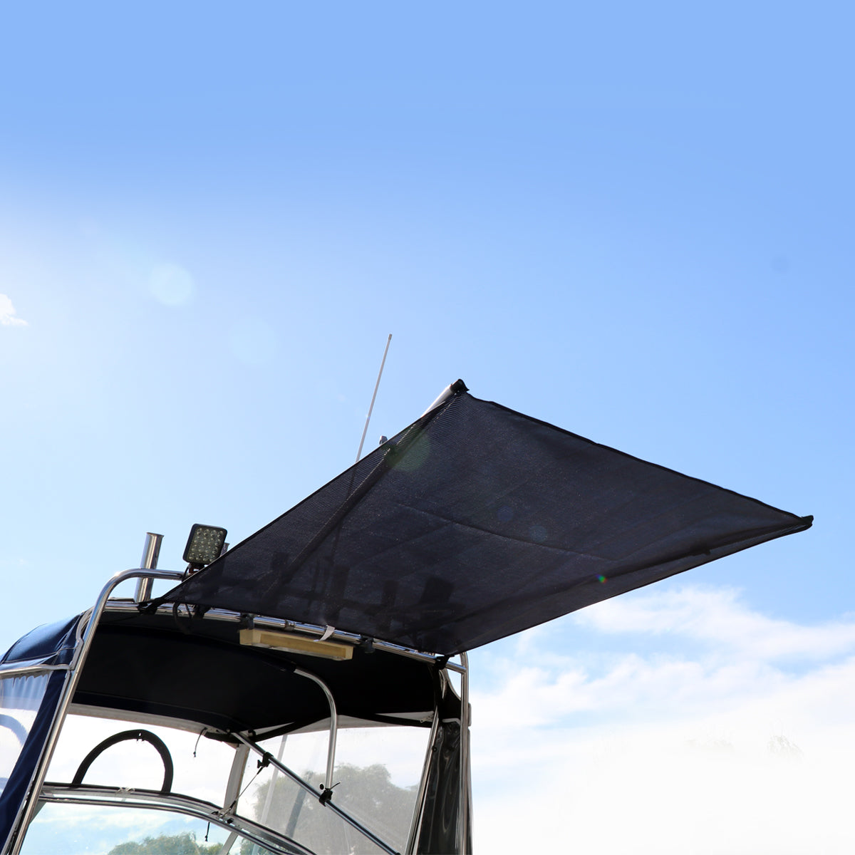 fishing rod holders for bimini top Rocket Launcher Bimini Top Extender