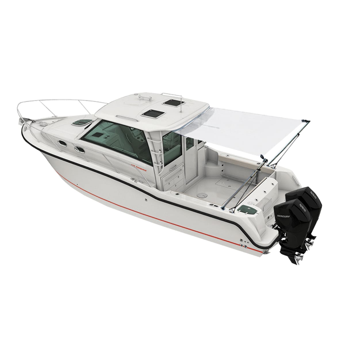 Kit d'extension de pare-soleil arrière pour Cabin Cruiser