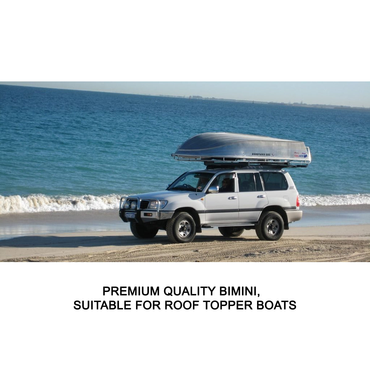 Roof Topper Faltbares Biminitop mit 2 Bögen 