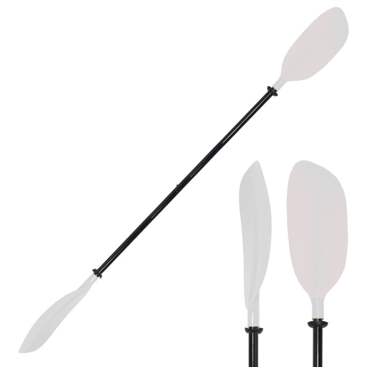 Pagaie de kayak asymétrique (manche fendu) 