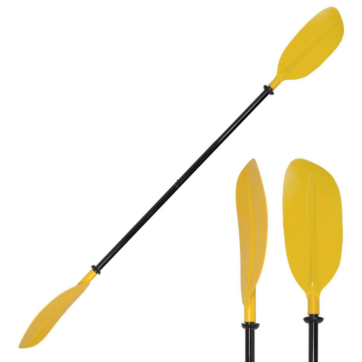 Pagaie de kayak asymétrique (manche fendu) 