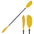 Asymmetric Kayak Paddle (Split Shaft)