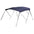 3 Bow Classic Bimini Top - Stainless Steel