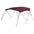 3 Bow Signature Bimini Top Stainless Steel - 6ft