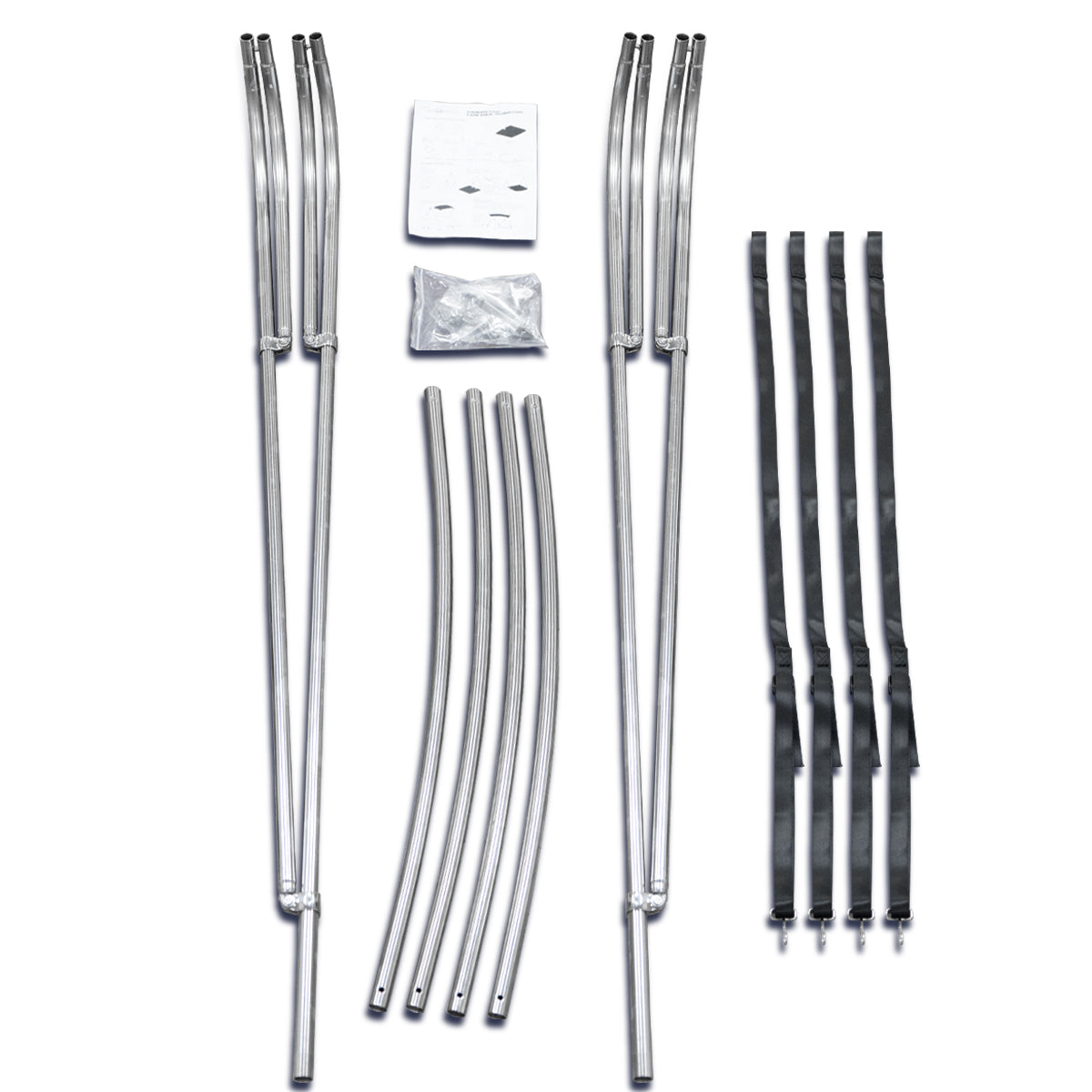 Bimini Frame Replacements for 4 Bow Bimini Top -8ft (Stainless Steel)