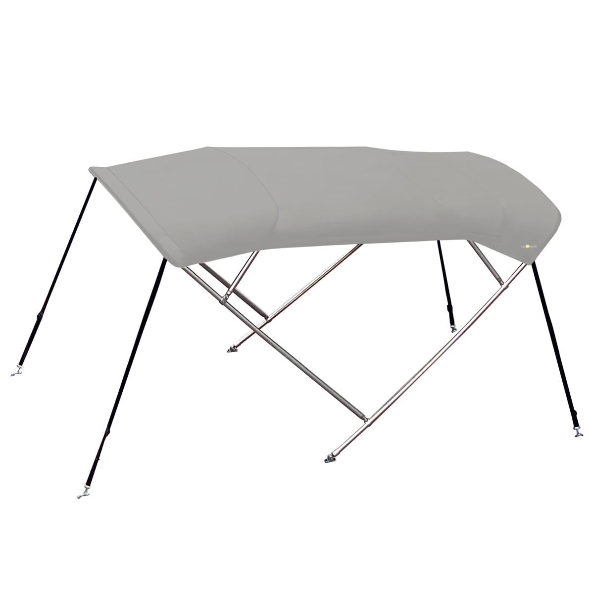 Toldo Bimini de 4 Arcos con Firma Acero Inoxidable - 8 pies