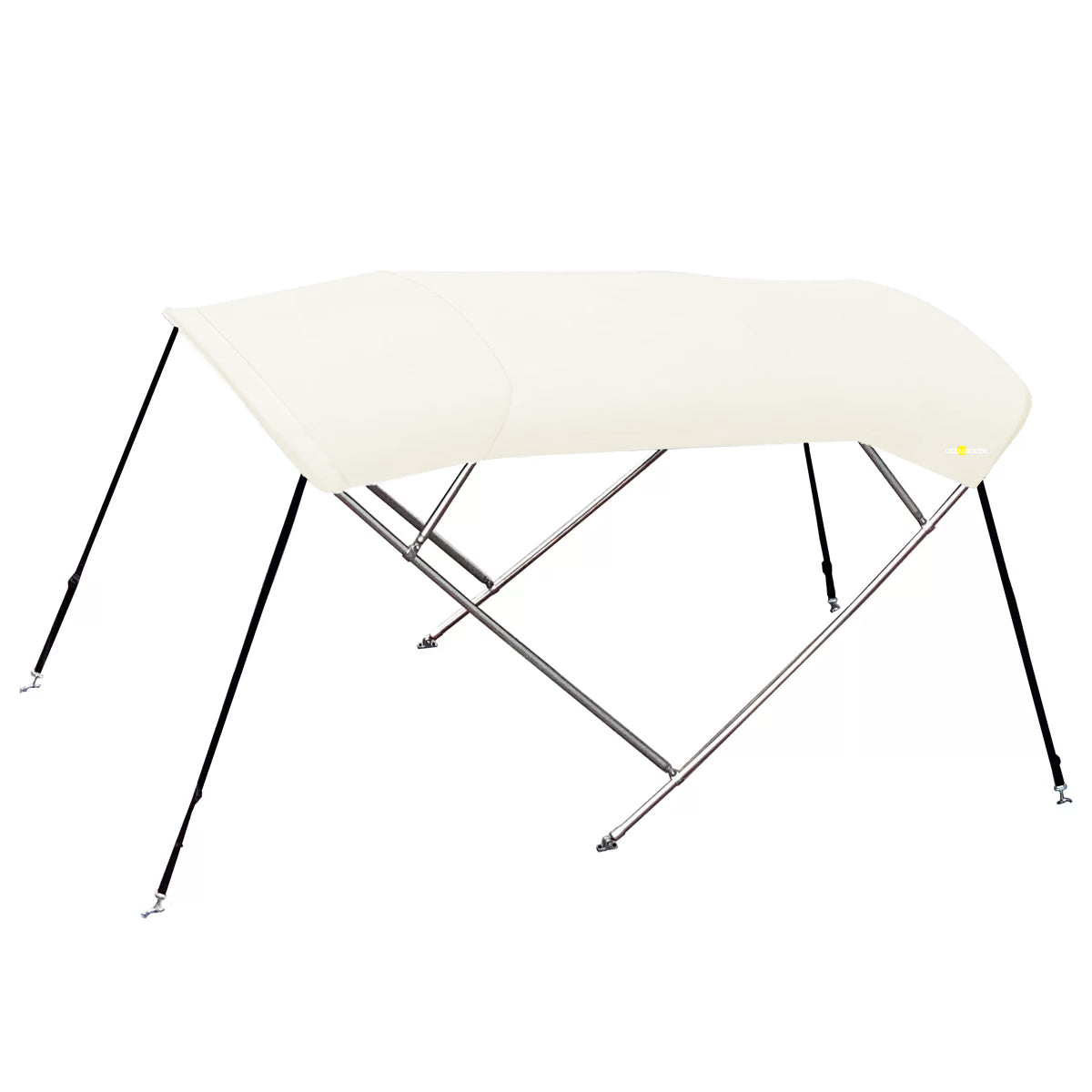 4 Bow Classic Bimini Top - Stainless Steel