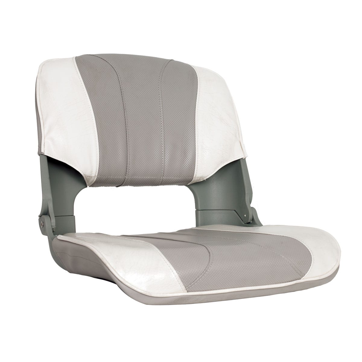 Lightweight Folding Boat Seat - Grey/Charcoal Style Lightweight Folding Boat Seat - Grey/Charcoal Style
