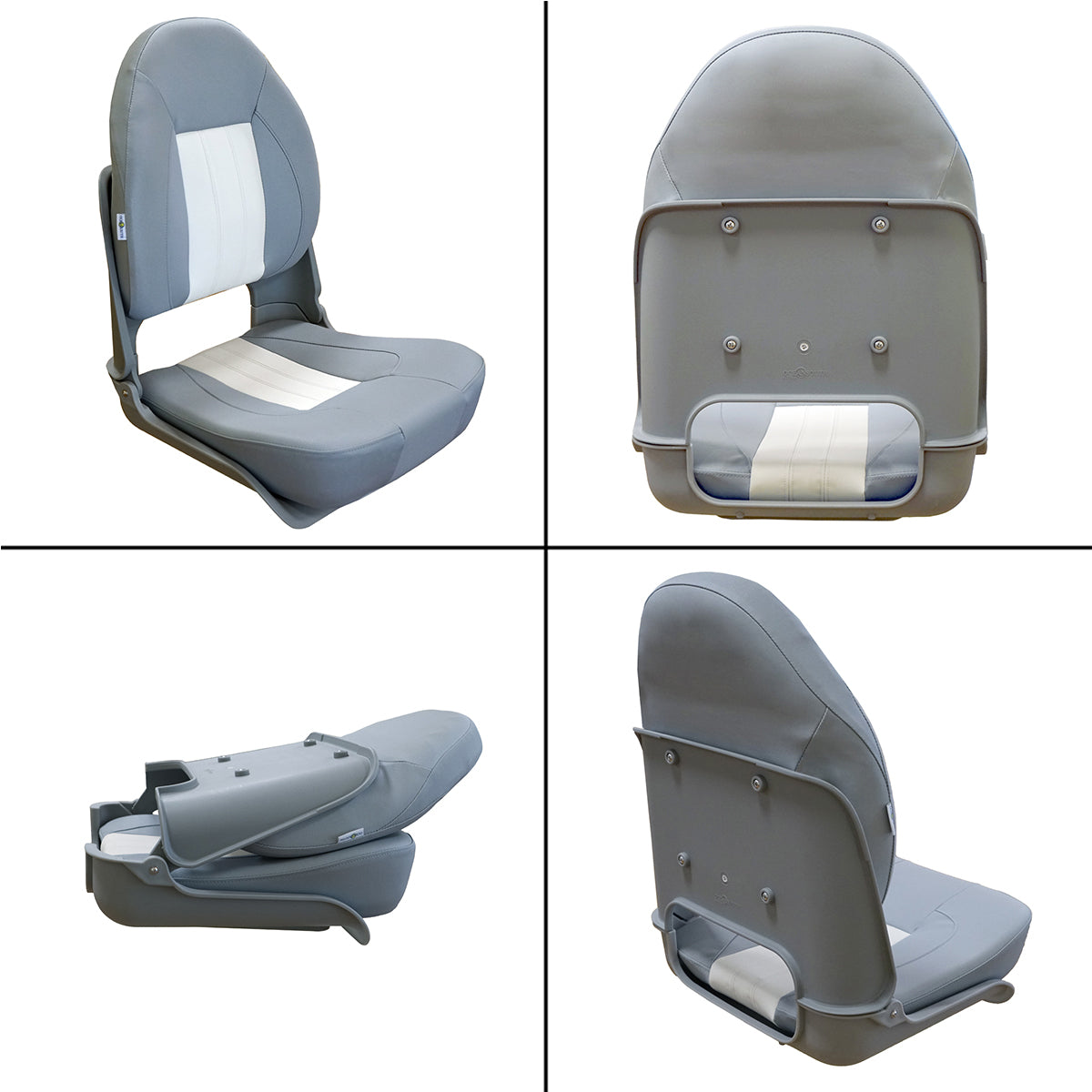 Skipper Deluxe High Back Folding Boat Seat