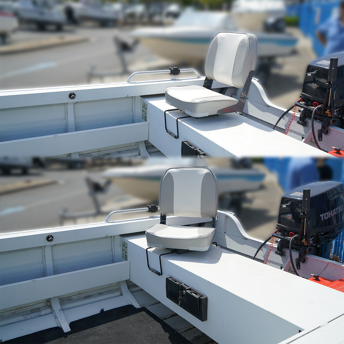 Abrazadera y Giratorio para Asiento