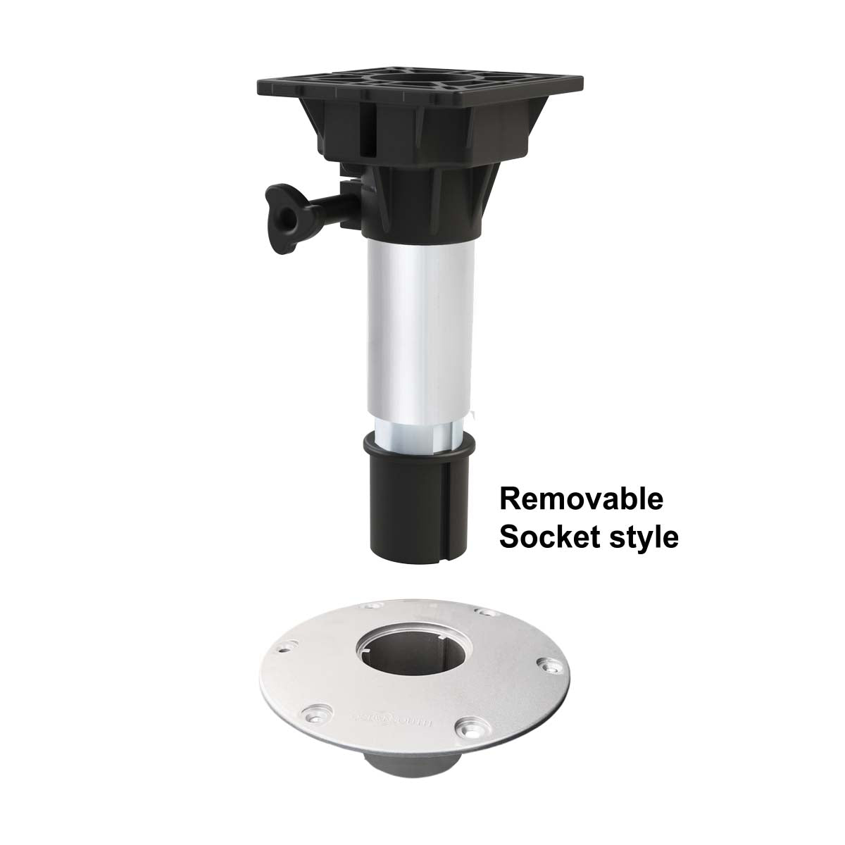 Fixed Socket Pedestal - Flat Base