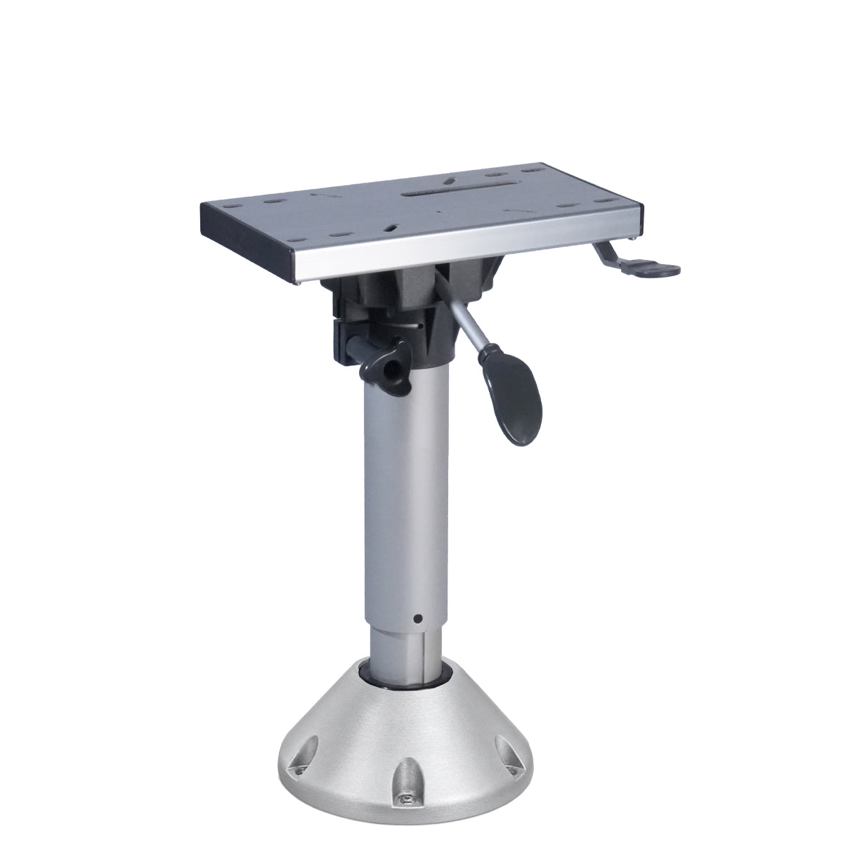 Waverider Removable Socket Seat Pedestal with Slider – Dome Base with Swivel Top