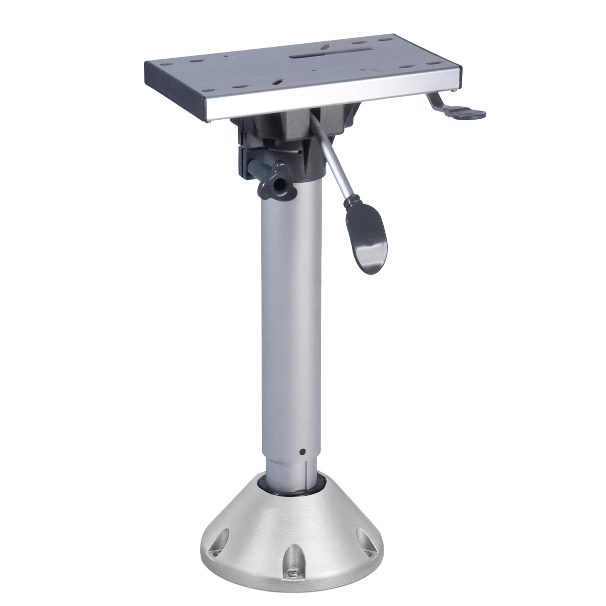 Waverider Removable Socket Seat Pedestal with Slider – Dome Base with Swivel Top